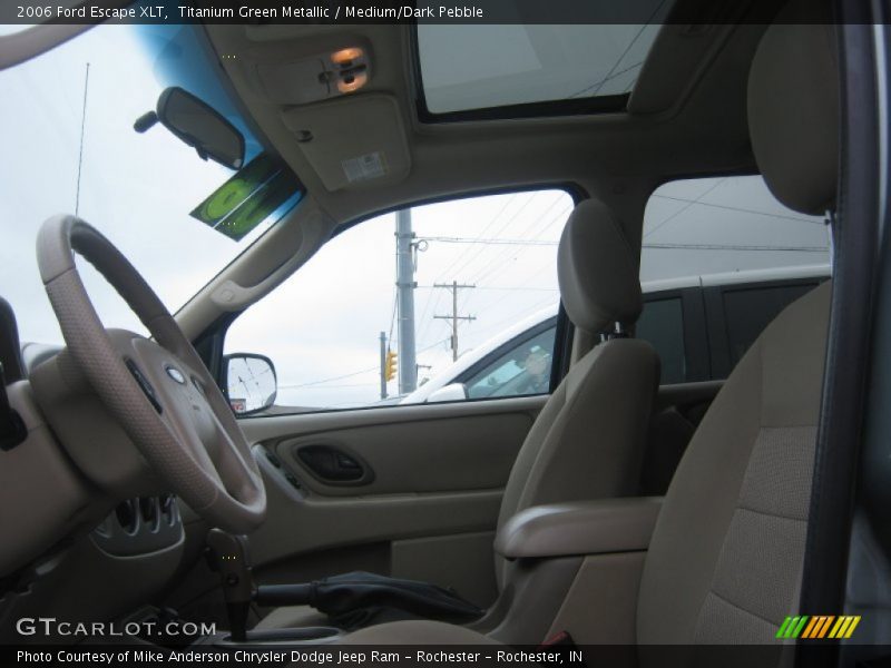 Titanium Green Metallic / Medium/Dark Pebble 2006 Ford Escape XLT