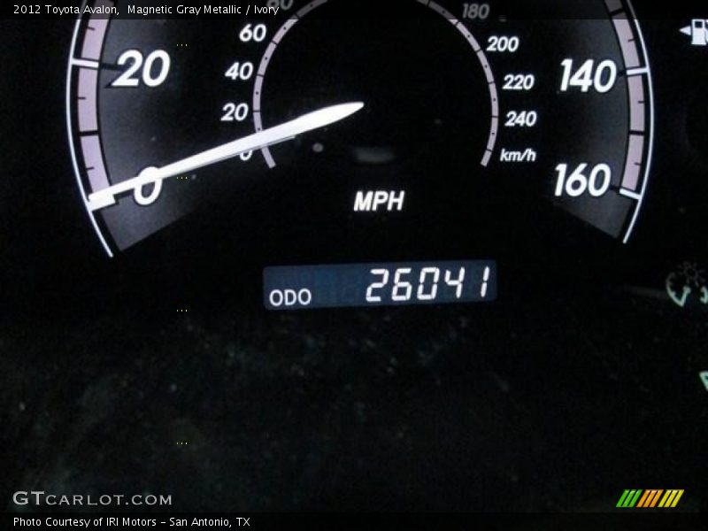Magnetic Gray Metallic / Ivory 2012 Toyota Avalon