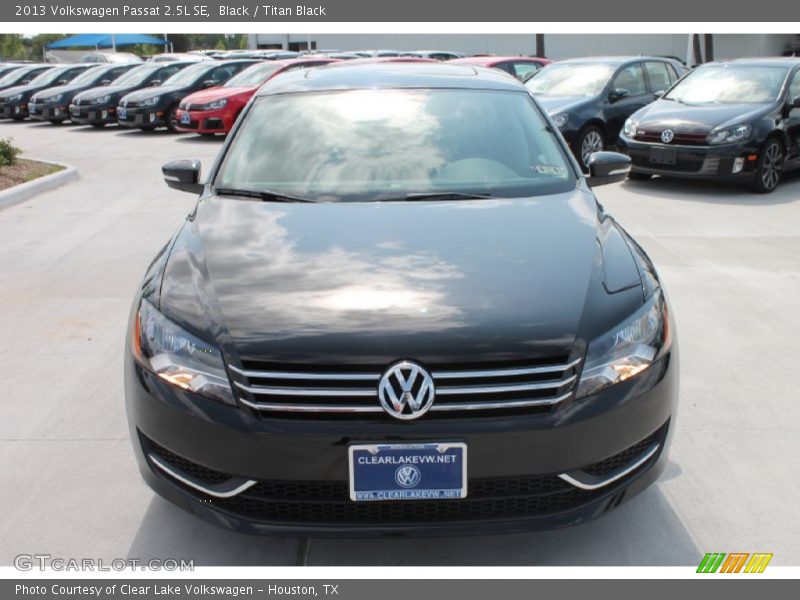 Black / Titan Black 2013 Volkswagen Passat 2.5L SE