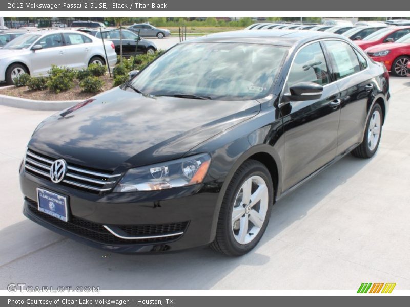 Black / Titan Black 2013 Volkswagen Passat 2.5L SE