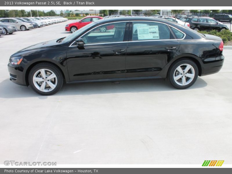 Black / Titan Black 2013 Volkswagen Passat 2.5L SE