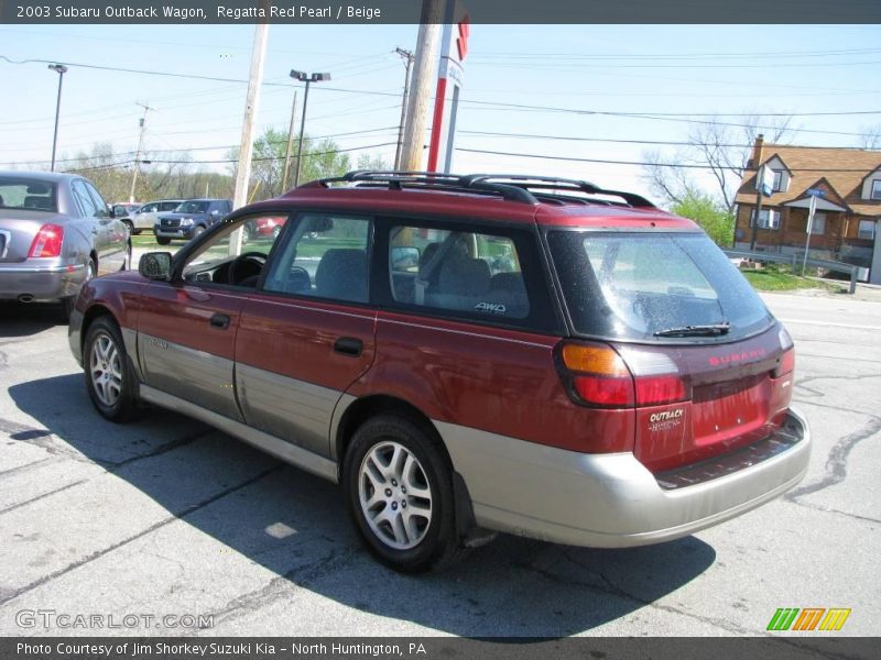 Regatta Red Pearl / Beige 2003 Subaru Outback Wagon