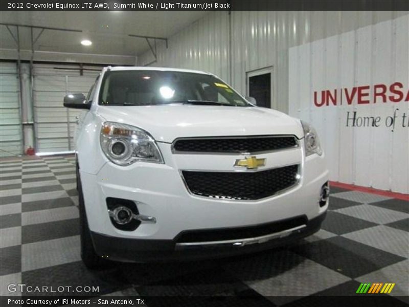 Summit White / Light Titanium/Jet Black 2012 Chevrolet Equinox LTZ AWD