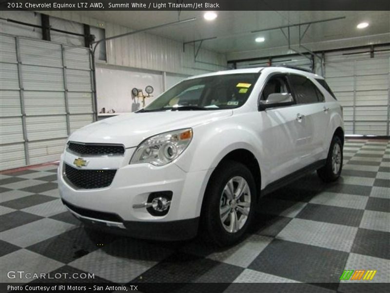 Summit White / Light Titanium/Jet Black 2012 Chevrolet Equinox LTZ AWD