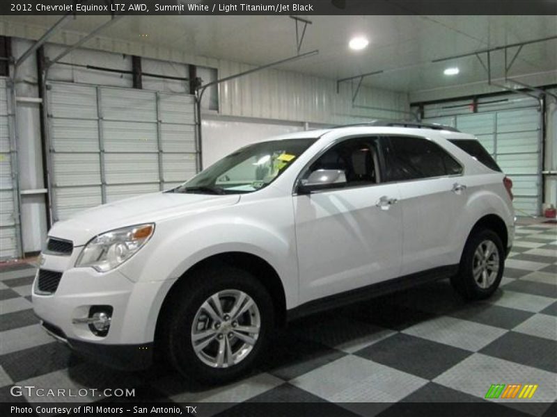Summit White / Light Titanium/Jet Black 2012 Chevrolet Equinox LTZ AWD