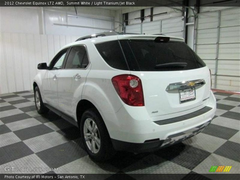 Summit White / Light Titanium/Jet Black 2012 Chevrolet Equinox LTZ AWD