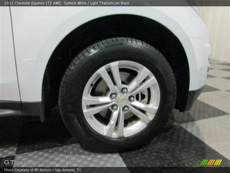 Summit White / Light Titanium/Jet Black 2012 Chevrolet Equinox LTZ AWD