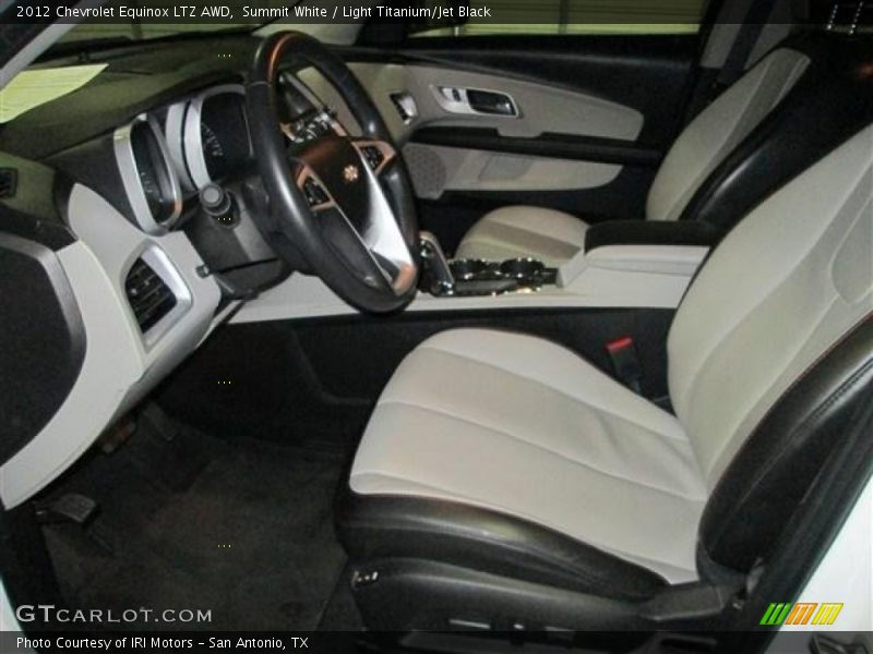 Summit White / Light Titanium/Jet Black 2012 Chevrolet Equinox LTZ AWD