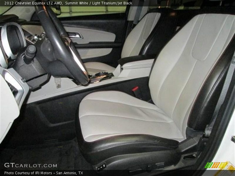 Summit White / Light Titanium/Jet Black 2012 Chevrolet Equinox LTZ AWD