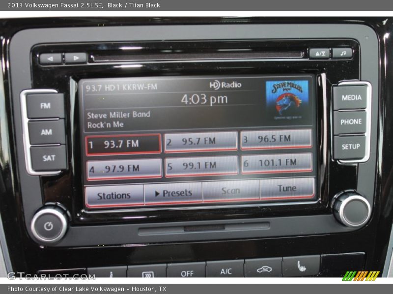 Black / Titan Black 2013 Volkswagen Passat 2.5L SE