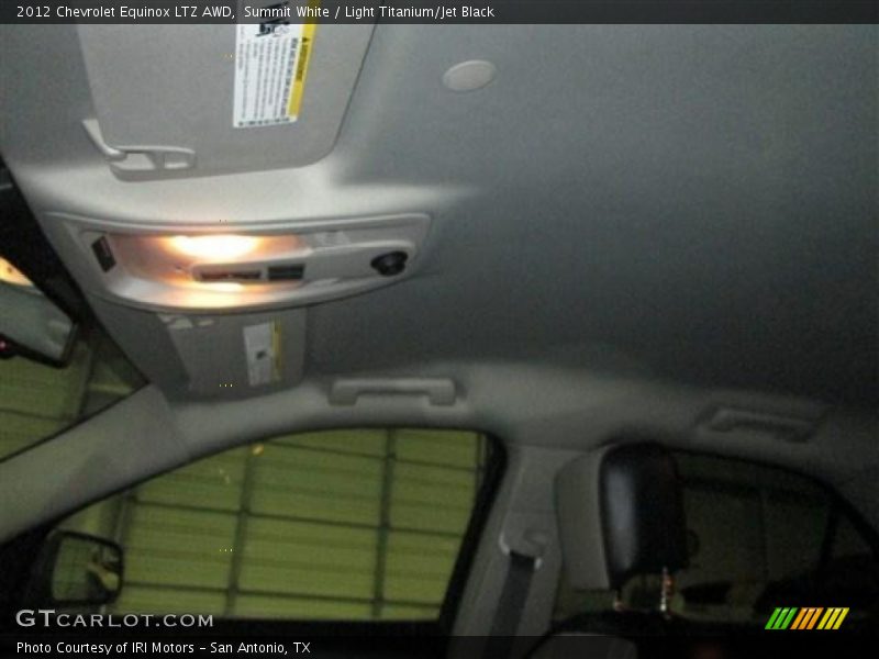 Summit White / Light Titanium/Jet Black 2012 Chevrolet Equinox LTZ AWD