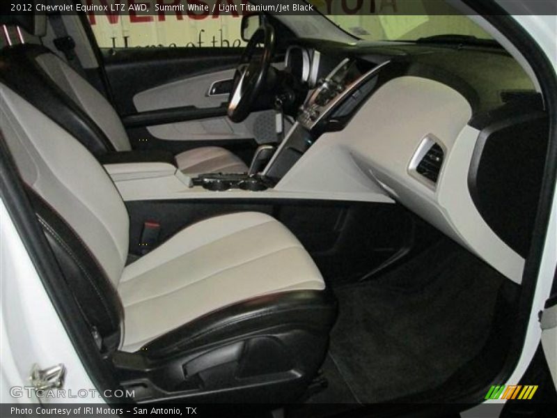 Summit White / Light Titanium/Jet Black 2012 Chevrolet Equinox LTZ AWD