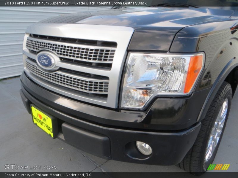 Tuxedo Black / Sienna Brown Leather/Black 2010 Ford F150 Platinum SuperCrew