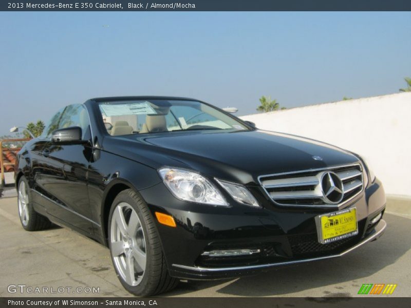 Black / Almond/Mocha 2013 Mercedes-Benz E 350 Cabriolet