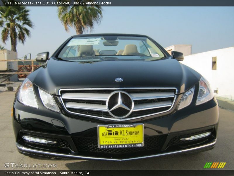 Black / Almond/Mocha 2013 Mercedes-Benz E 350 Cabriolet