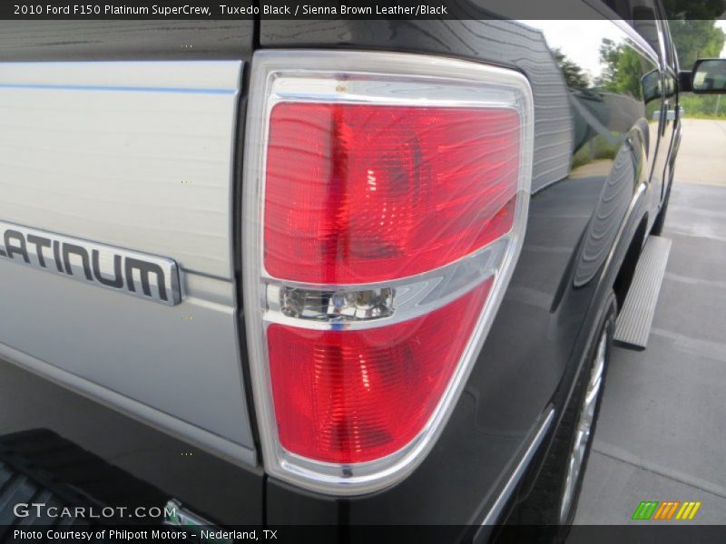Tuxedo Black / Sienna Brown Leather/Black 2010 Ford F150 Platinum SuperCrew