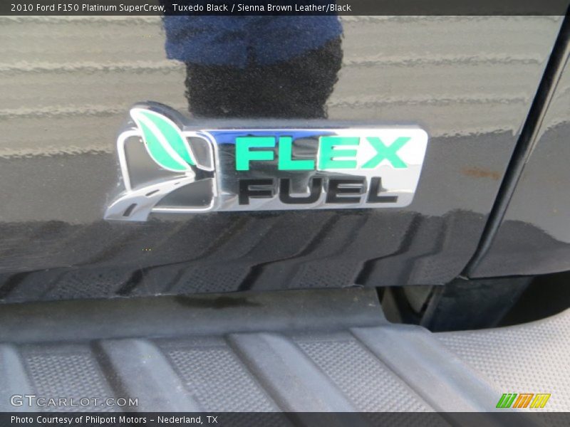 Tuxedo Black / Sienna Brown Leather/Black 2010 Ford F150 Platinum SuperCrew
