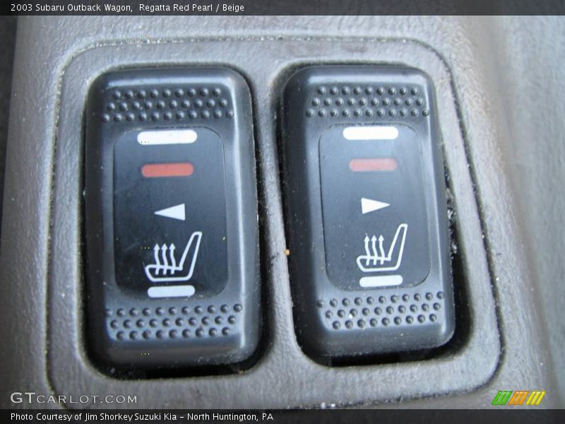 Regatta Red Pearl / Beige 2003 Subaru Outback Wagon