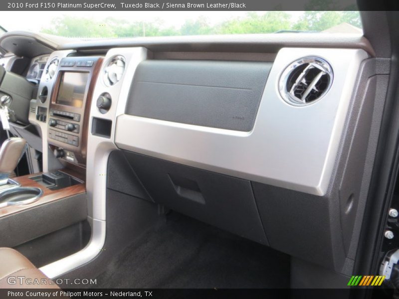 Tuxedo Black / Sienna Brown Leather/Black 2010 Ford F150 Platinum SuperCrew