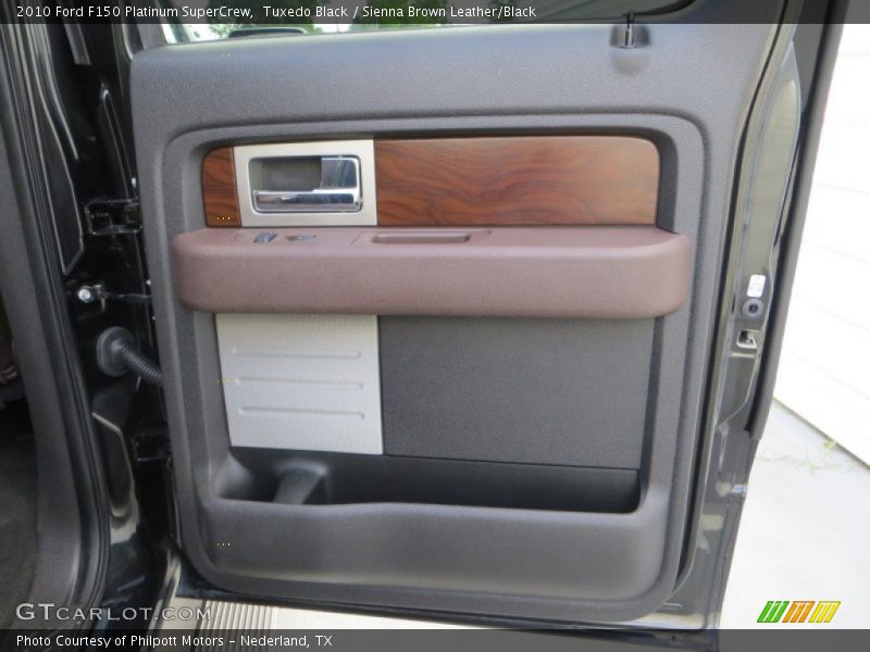 Tuxedo Black / Sienna Brown Leather/Black 2010 Ford F150 Platinum SuperCrew