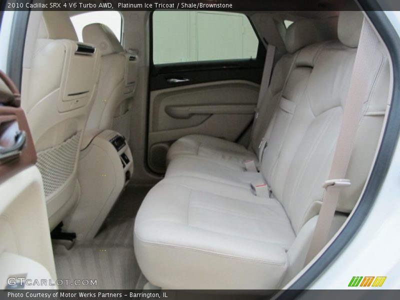 Platinum Ice Tricoat / Shale/Brownstone 2010 Cadillac SRX 4 V6 Turbo AWD