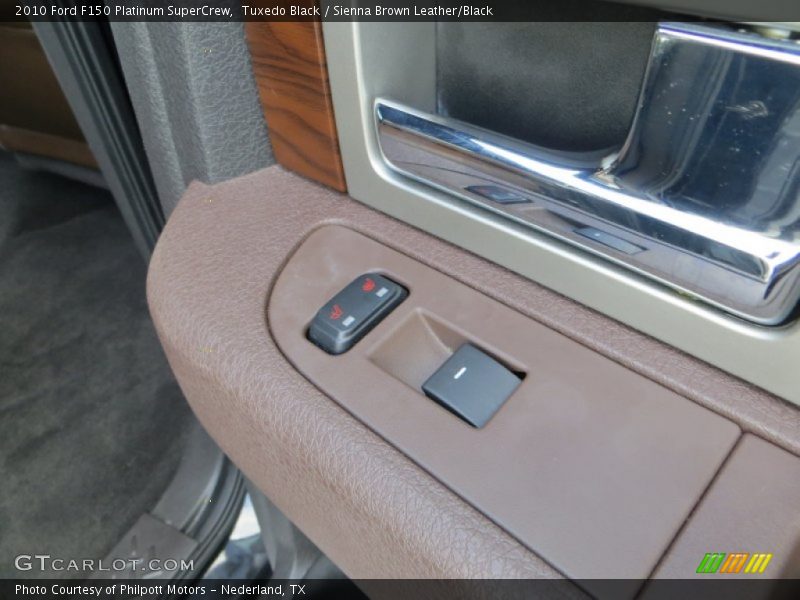 Tuxedo Black / Sienna Brown Leather/Black 2010 Ford F150 Platinum SuperCrew
