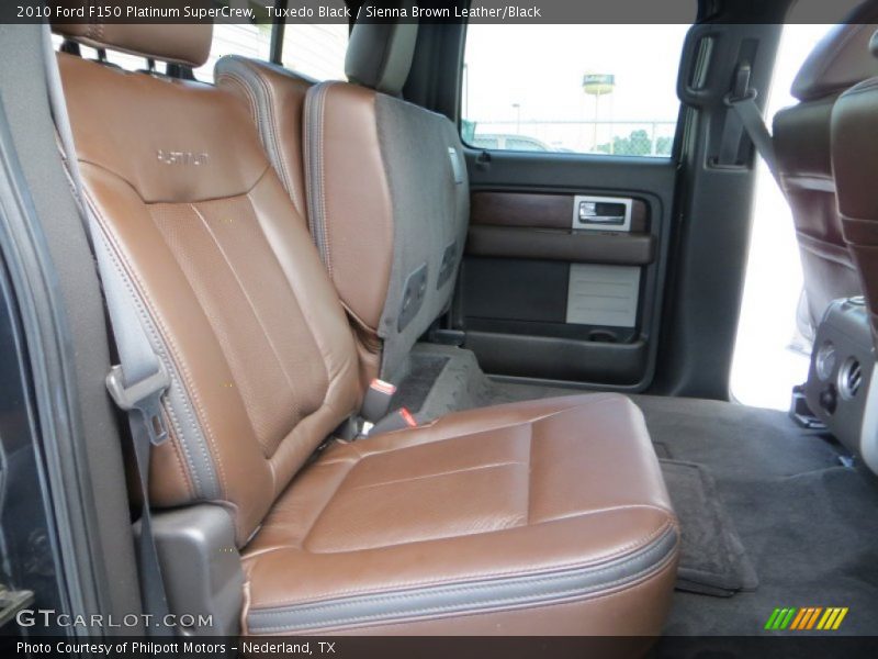 Tuxedo Black / Sienna Brown Leather/Black 2010 Ford F150 Platinum SuperCrew