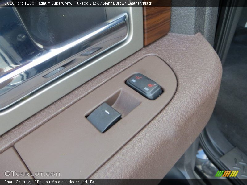 Tuxedo Black / Sienna Brown Leather/Black 2010 Ford F150 Platinum SuperCrew