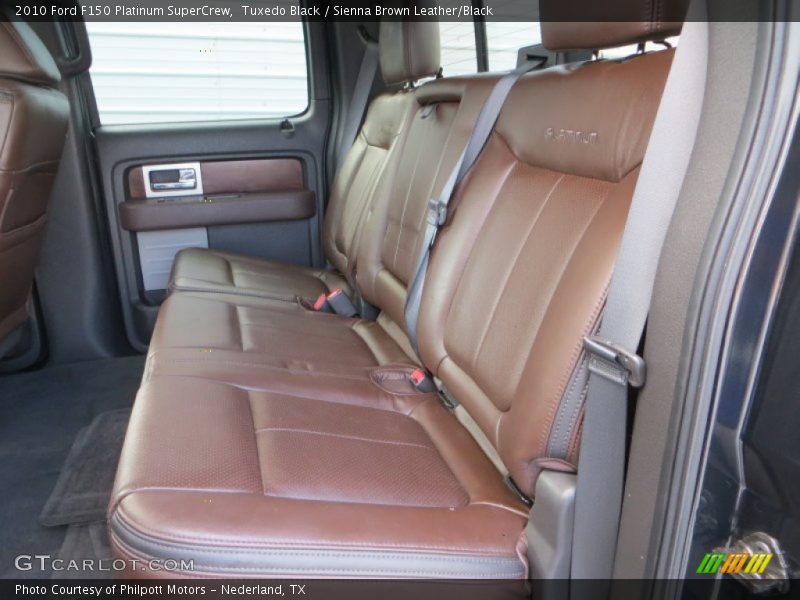 Tuxedo Black / Sienna Brown Leather/Black 2010 Ford F150 Platinum SuperCrew