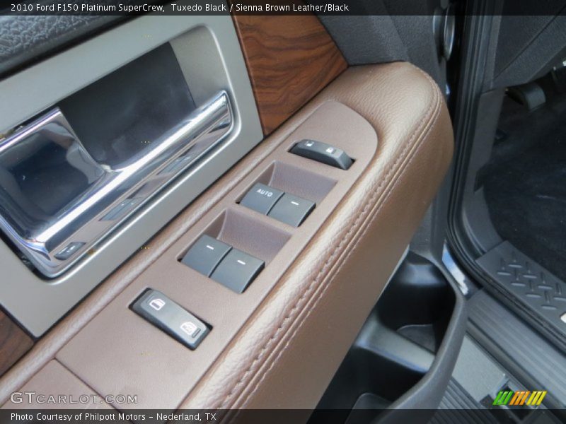 Tuxedo Black / Sienna Brown Leather/Black 2010 Ford F150 Platinum SuperCrew