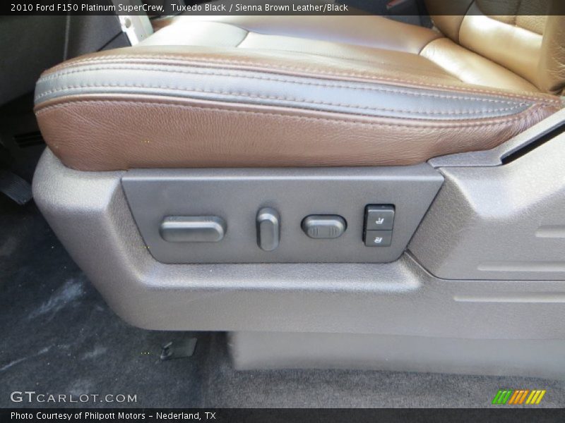Tuxedo Black / Sienna Brown Leather/Black 2010 Ford F150 Platinum SuperCrew