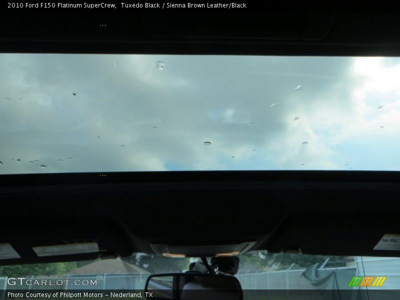 Tuxedo Black / Sienna Brown Leather/Black 2010 Ford F150 Platinum SuperCrew