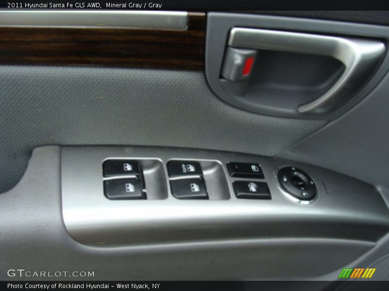 Mineral Gray / Gray 2011 Hyundai Santa Fe GLS AWD