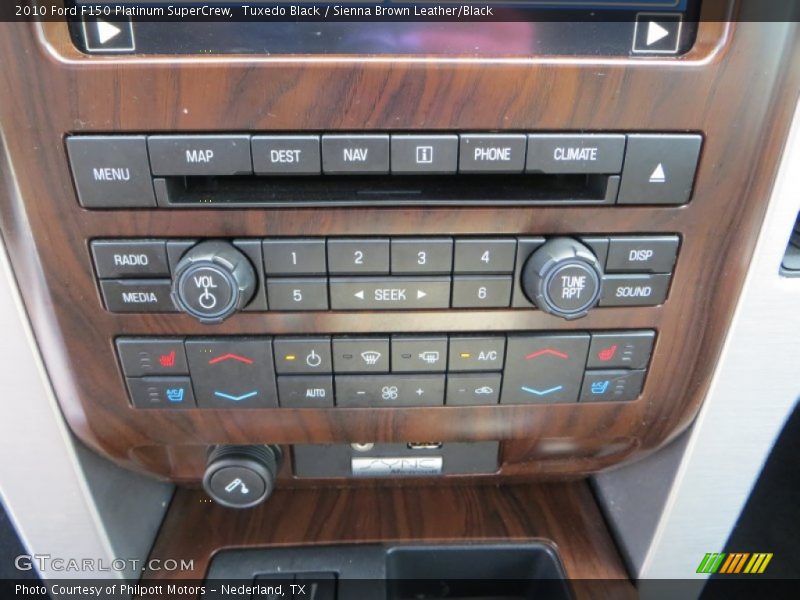 Tuxedo Black / Sienna Brown Leather/Black 2010 Ford F150 Platinum SuperCrew