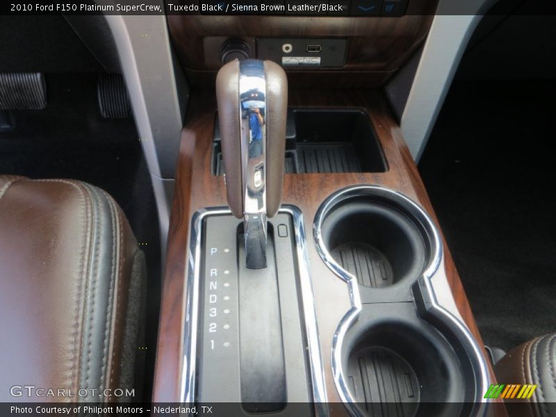 Tuxedo Black / Sienna Brown Leather/Black 2010 Ford F150 Platinum SuperCrew