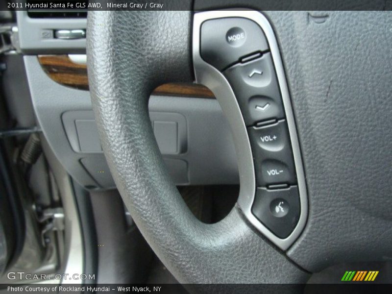 Mineral Gray / Gray 2011 Hyundai Santa Fe GLS AWD