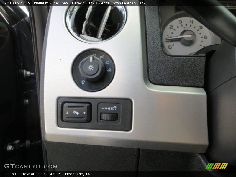 Tuxedo Black / Sienna Brown Leather/Black 2010 Ford F150 Platinum SuperCrew