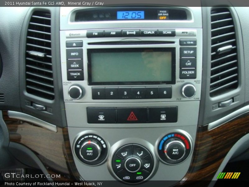 Mineral Gray / Gray 2011 Hyundai Santa Fe GLS AWD