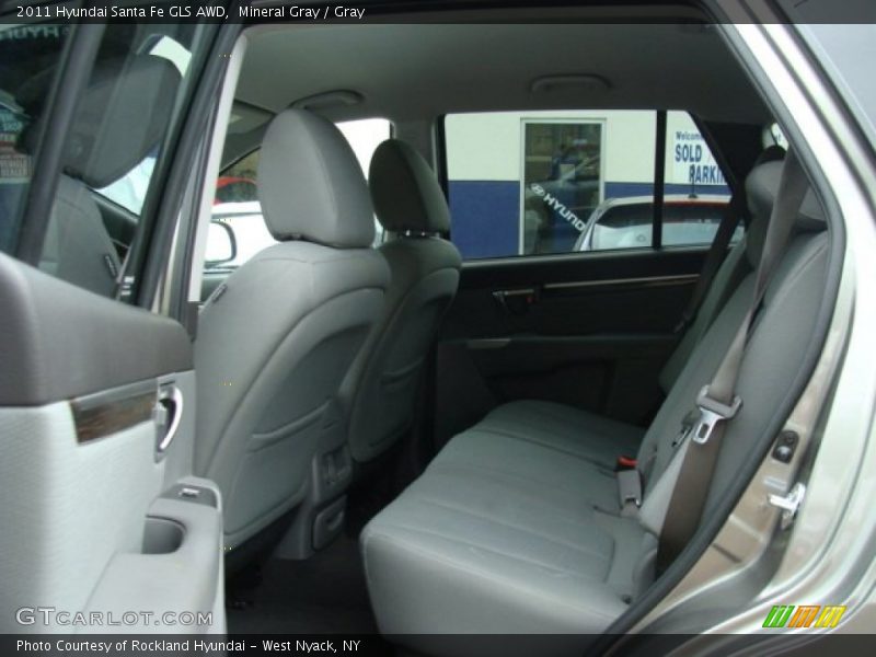 Mineral Gray / Gray 2011 Hyundai Santa Fe GLS AWD