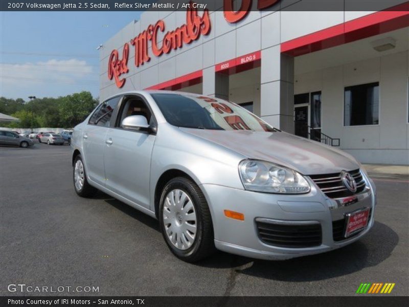 Reflex Silver Metallic / Art Gray 2007 Volkswagen Jetta 2.5 Sedan