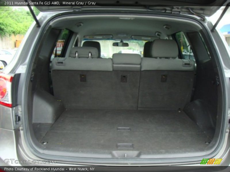 Mineral Gray / Gray 2011 Hyundai Santa Fe GLS AWD