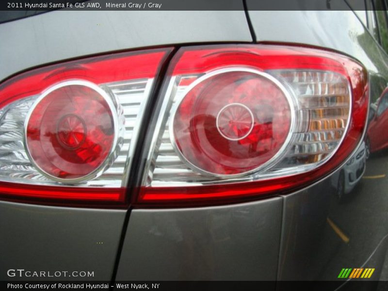 Mineral Gray / Gray 2011 Hyundai Santa Fe GLS AWD