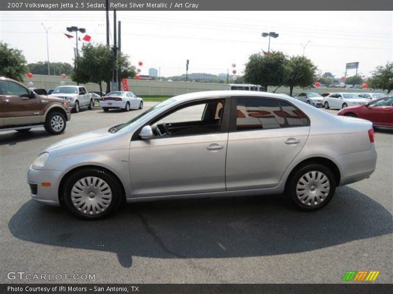 Reflex Silver Metallic / Art Gray 2007 Volkswagen Jetta 2.5 Sedan