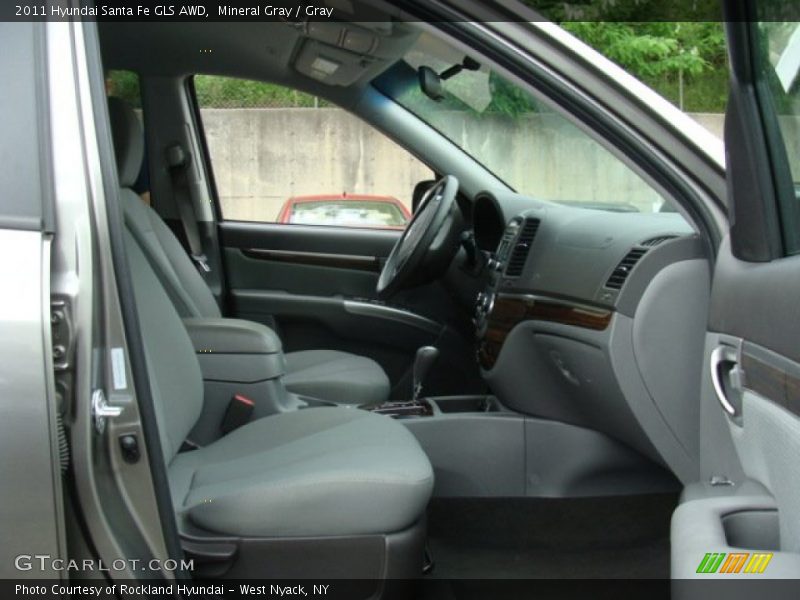 Mineral Gray / Gray 2011 Hyundai Santa Fe GLS AWD