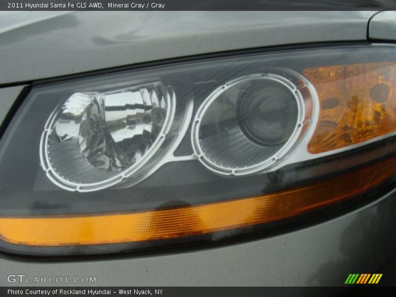 Mineral Gray / Gray 2011 Hyundai Santa Fe GLS AWD