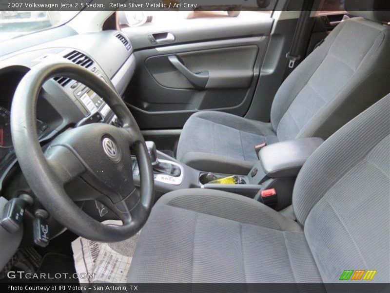 Reflex Silver Metallic / Art Gray 2007 Volkswagen Jetta 2.5 Sedan