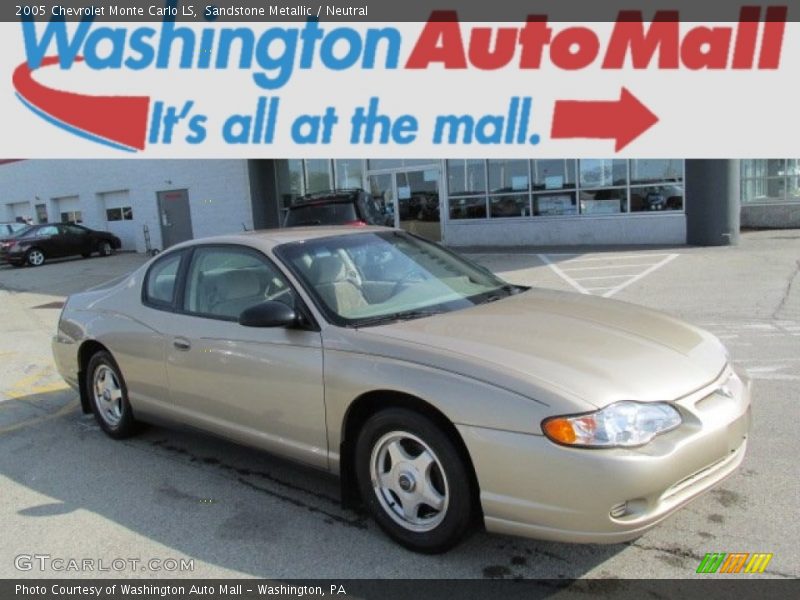 Sandstone Metallic / Neutral 2005 Chevrolet Monte Carlo LS