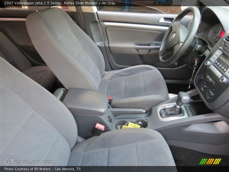 Reflex Silver Metallic / Art Gray 2007 Volkswagen Jetta 2.5 Sedan