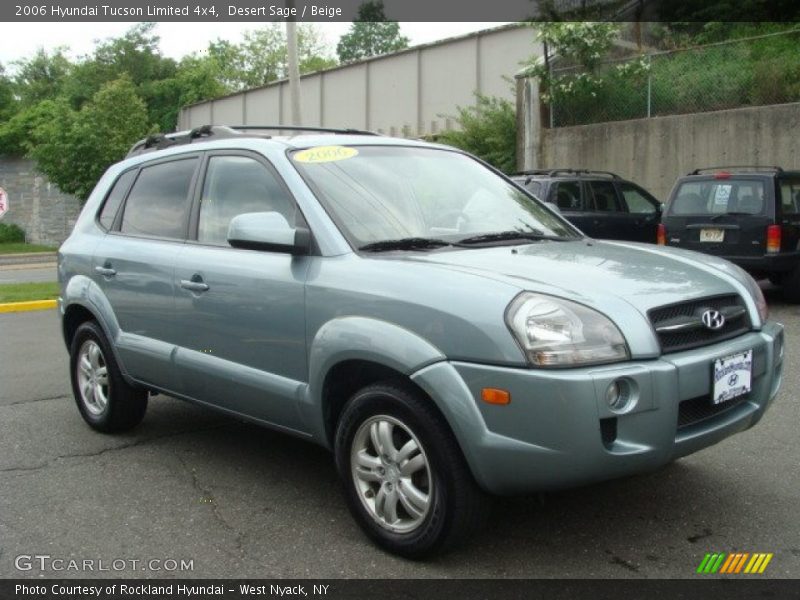 Desert Sage / Beige 2006 Hyundai Tucson Limited 4x4