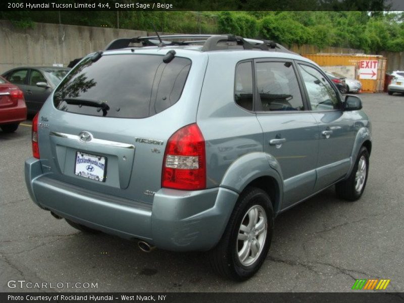 Desert Sage / Beige 2006 Hyundai Tucson Limited 4x4